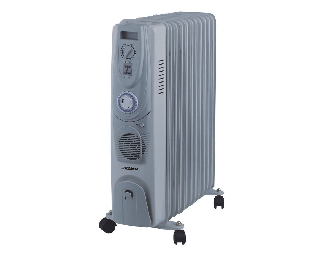 11 Fin oil Heater with fan & timer