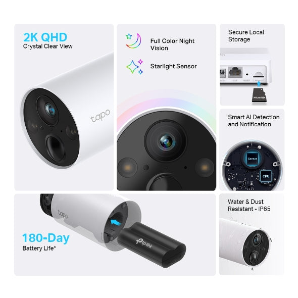 Smart Wire-Free Security Camera System