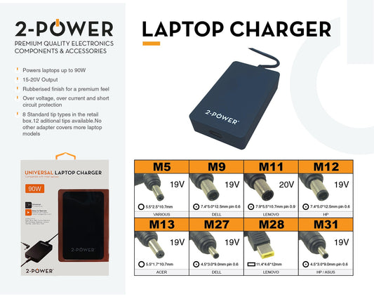 90W universal laptop charger