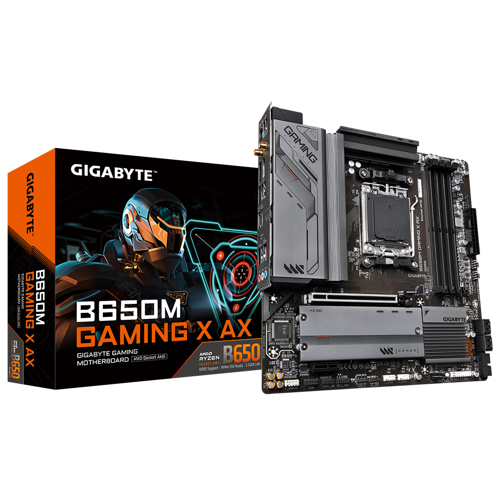 B650M MATX motherboard with DDR5