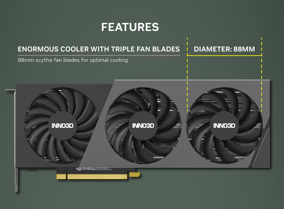 nVidia GeForce RTX 4070 Ti X3 OC