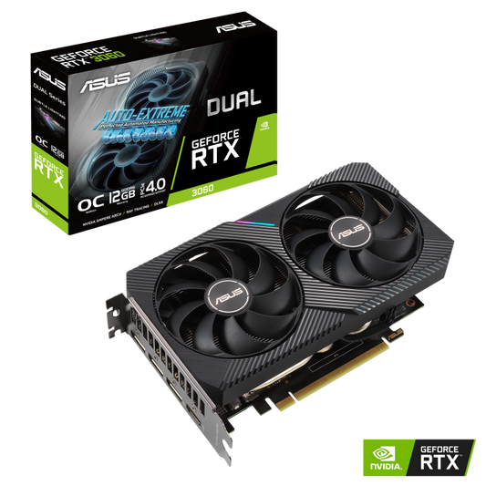 NVIDIA 双风扇 RTX3060 12G V2 显卡