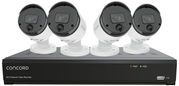 NVR 安全摄像头和录像机套件