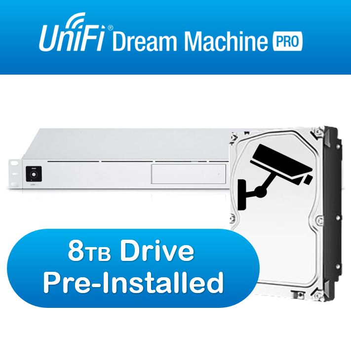 UniFi Dream Machine Pro - 一体化家庭/办公网络解决方案 - USG、UniFi OS 控制台、保护服务器和千兆交换机